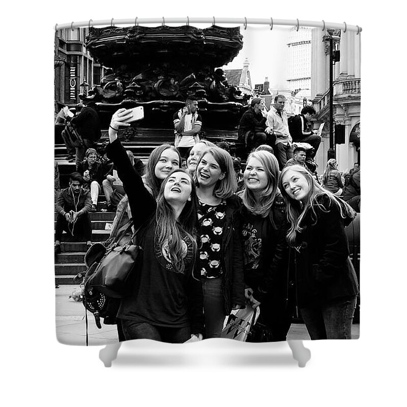 Piccadilly Circus Shower Curtain featuring the photograph Piccadilly Pleasures by Ira Shander