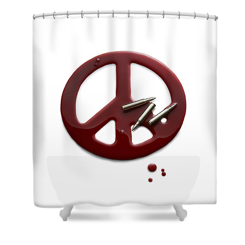 Peace Shower Curtain featuring the photograph Peace Talks by Sigthor Markusson
