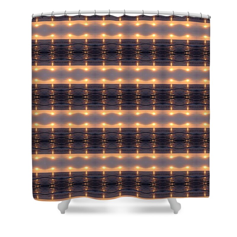 Sunset Shower Curtain featuring the photograph Picture Putty Puzzle 16 by Pamela Critchlow