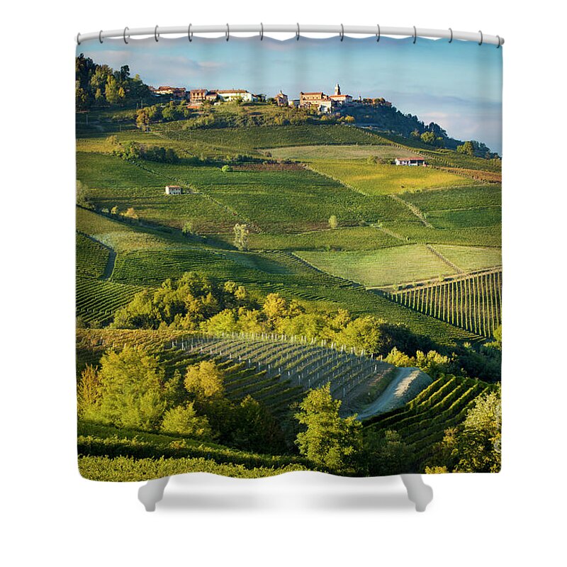 Italy Shower Curtain featuring the photograph Piemonte Countryside by Brian Jannsen