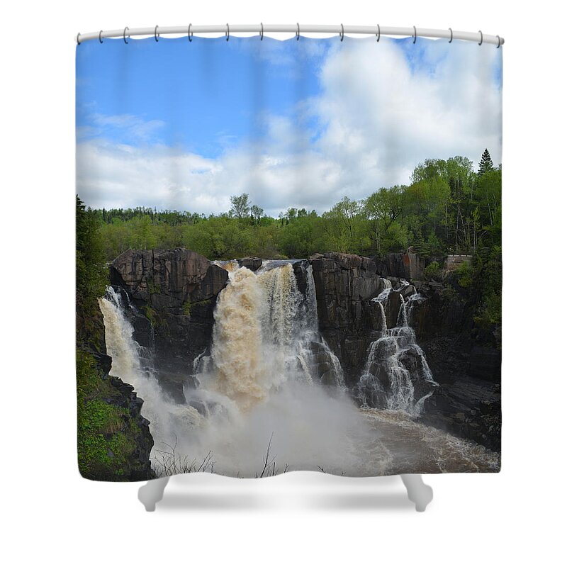 Nature Shower Curtain featuring the photograph Pigeon River by Bonfire Photography