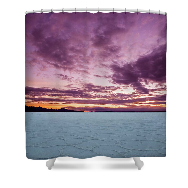 Amaizing Shower Curtain featuring the photograph Pink Sunrise by Edgars Erglis