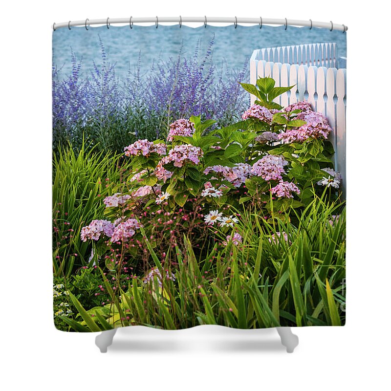 Rich Shower Curtain featuring the photograph Pinks and Purple by Joann Long