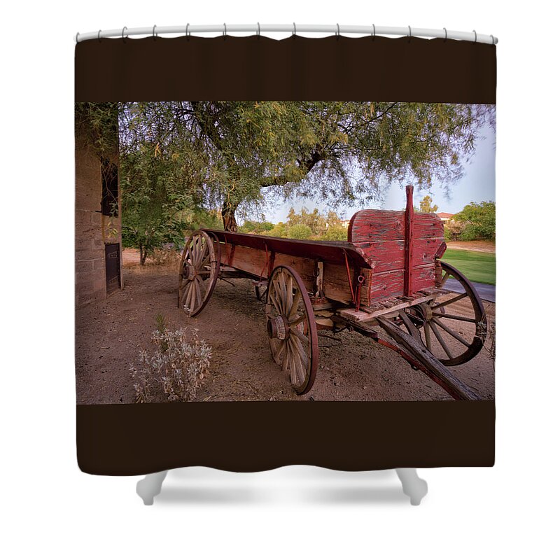Pioneer Shower Curtain featuring the photograph Pioneer Days by Weir Here And There