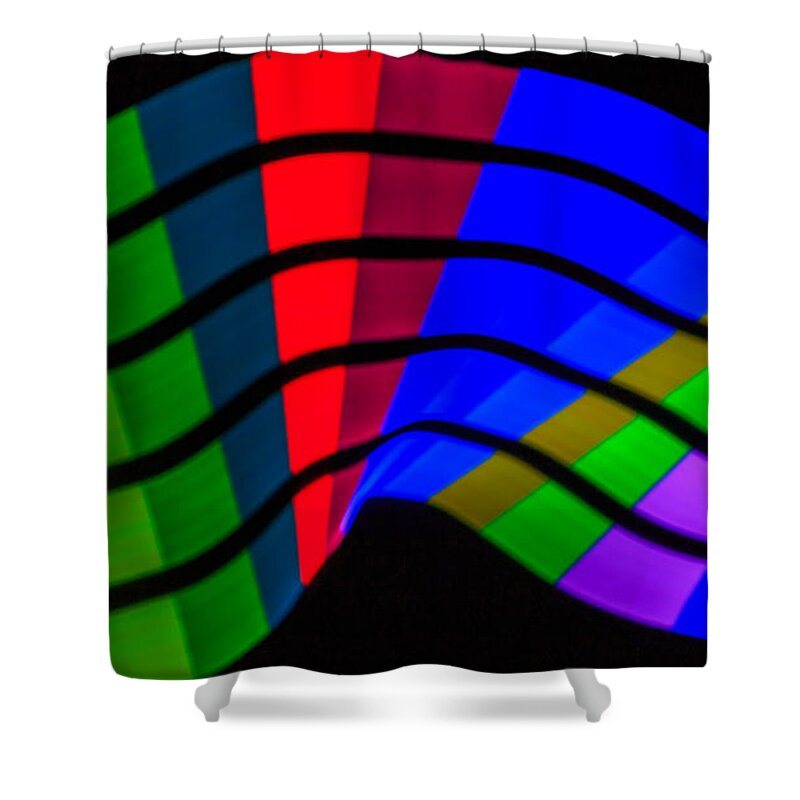 Pixel Stick Shower Curtain featuring the photograph Pixel Stick by Robert Caddy