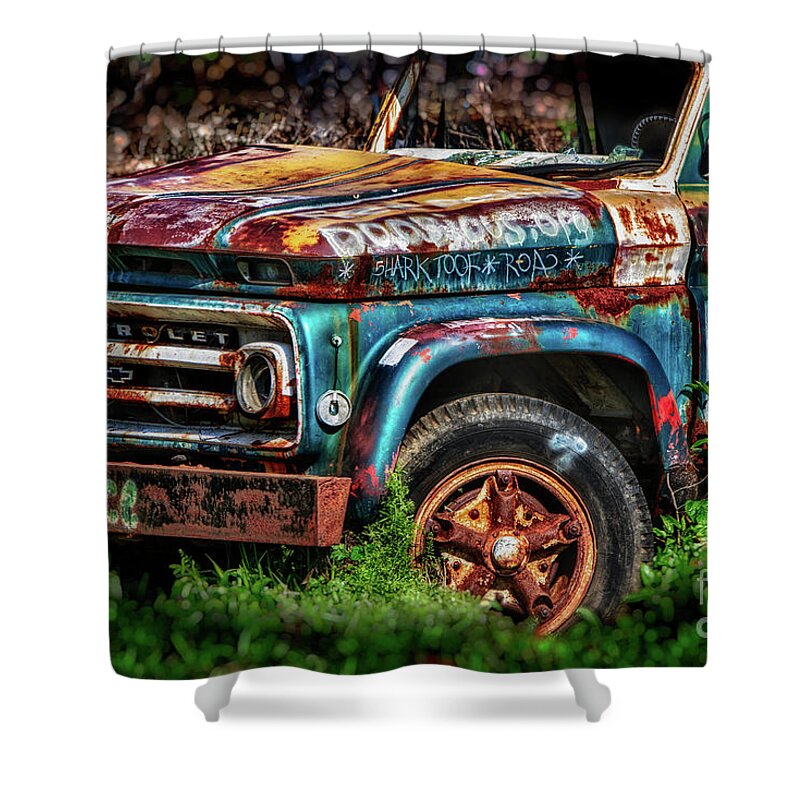 Chevrolet Shower Curtain featuring the photograph Play Nice by Doug Sturgess