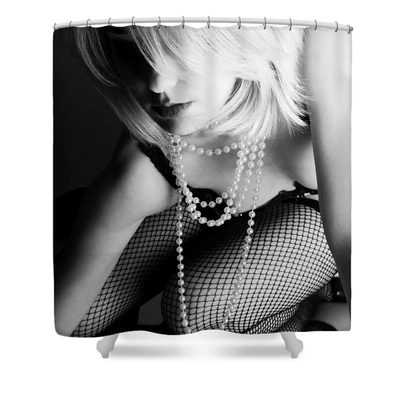 Artistic Shower Curtain featuring the photograph Playful Reflection by Robert WK Clark