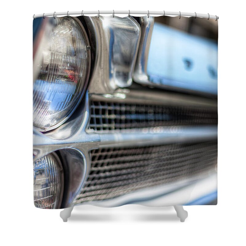 Car Shower Curtain featuring the photograph Plymouth Fury by Jerry Renville