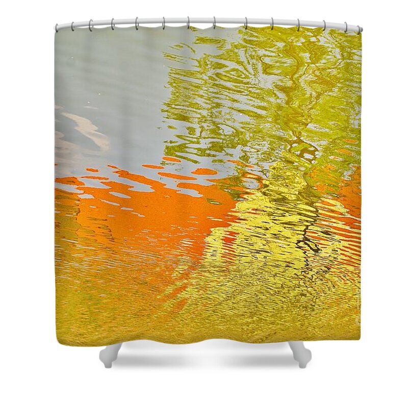Reflections Shower Curtain featuring the photograph Pond Reflection by Merle Grenz