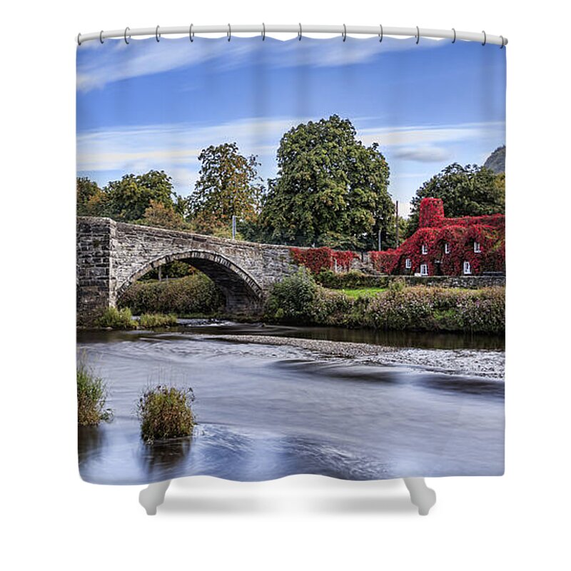 Llanrwst Shower Curtain featuring the photograph Pont Fawr by Chris Smith