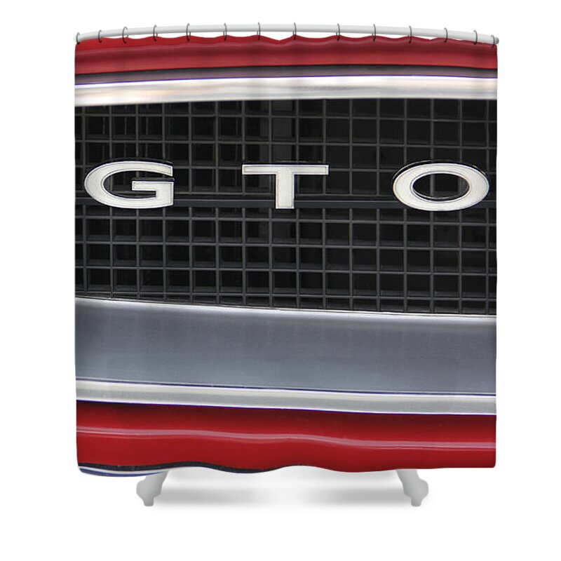 Gto Shower Curtain featuring the photograph Pontiac GTO by Mike McGlothlen