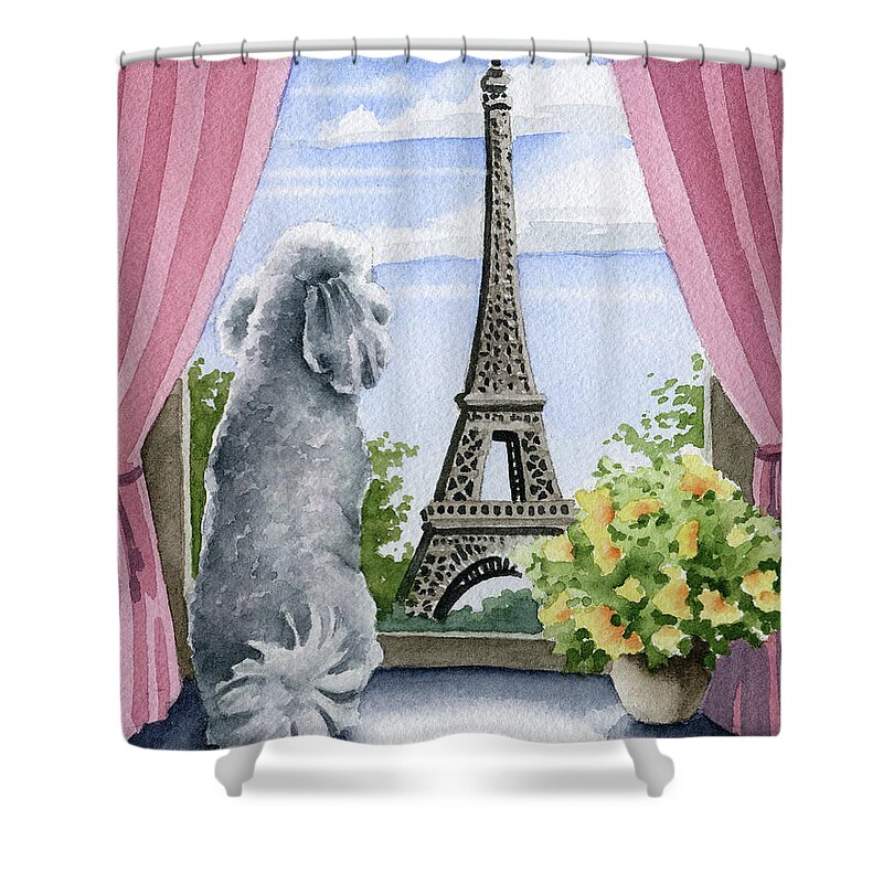 Poodle Shower Curtains