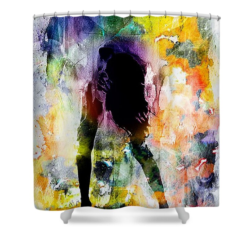 Pop Shower Curtain featuring the photograph Pop Dance by Jean Francois Gil