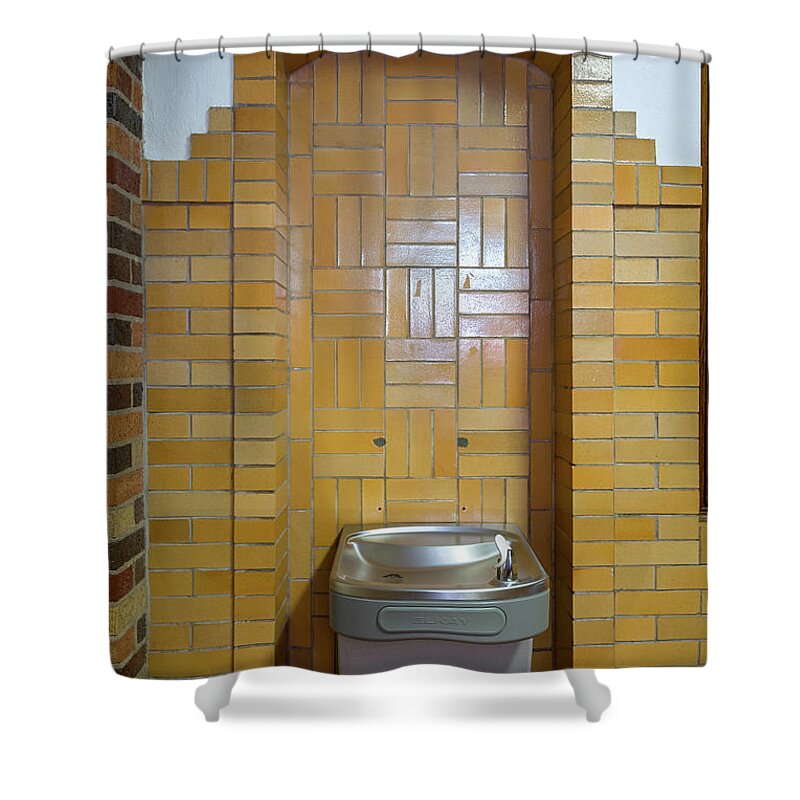 Shower Curtain featuring the photograph Port Washington High School 40 by James Meyer