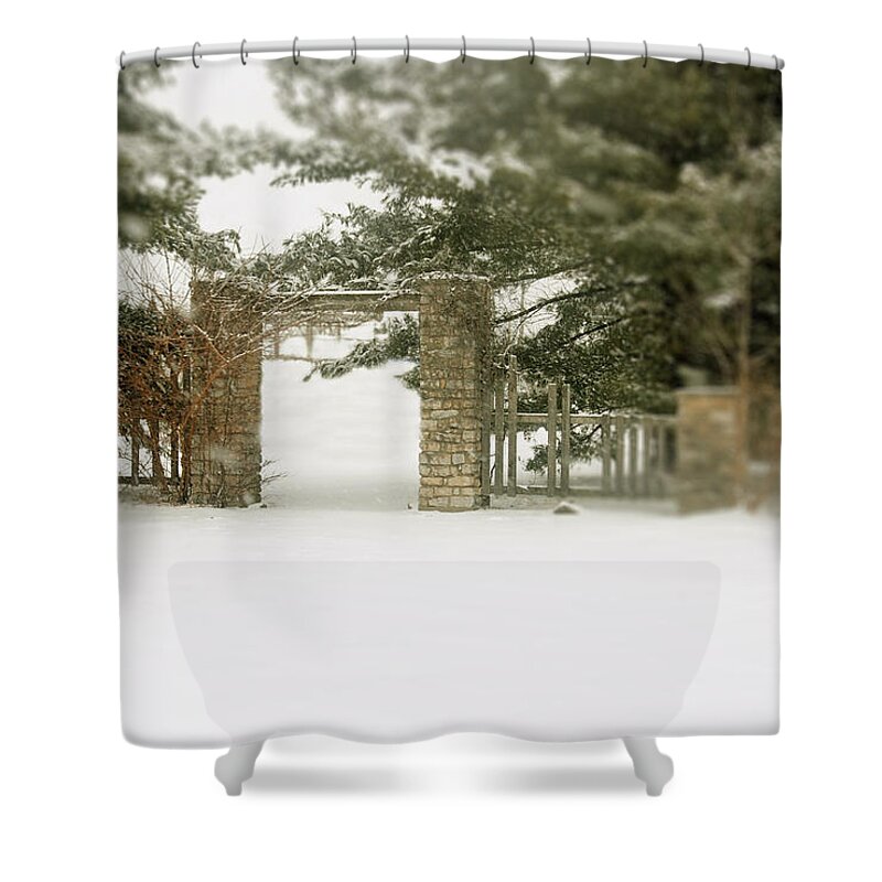  Shower Curtain featuring the photograph Portal by Melissa Newcomb