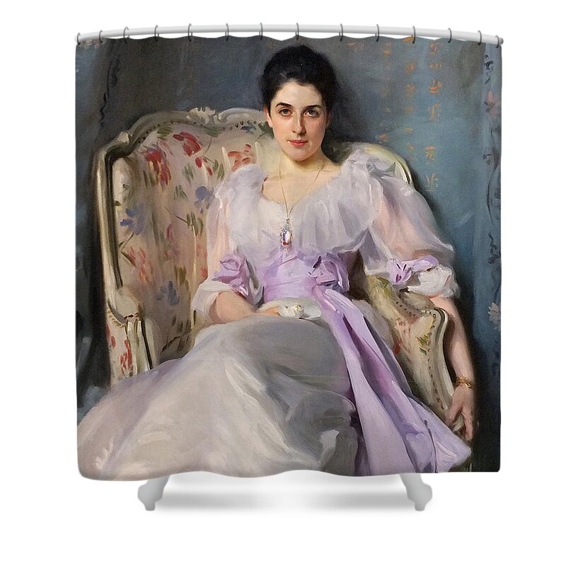 John Singer Sargent Shower Curtain featuring the painting Portrait of Lady Agnew of Lochnaw by John Singer Sargent