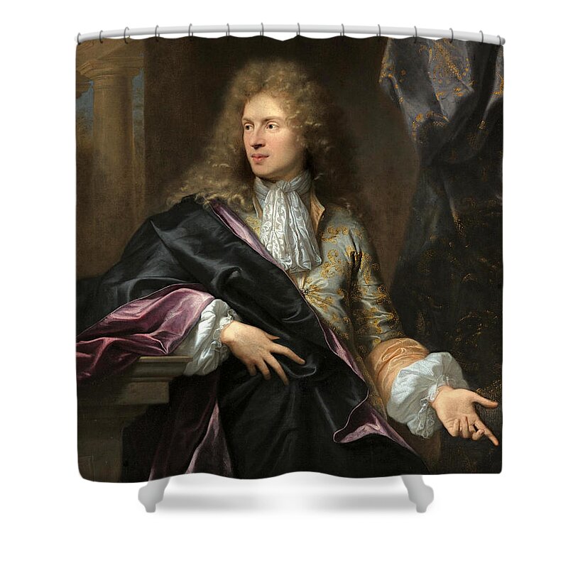 Hyacinthe Rigaud Shower Curtain featuring the painting Portrait of Pierre-Vincent Bertin by Hyacinthe Rigaud