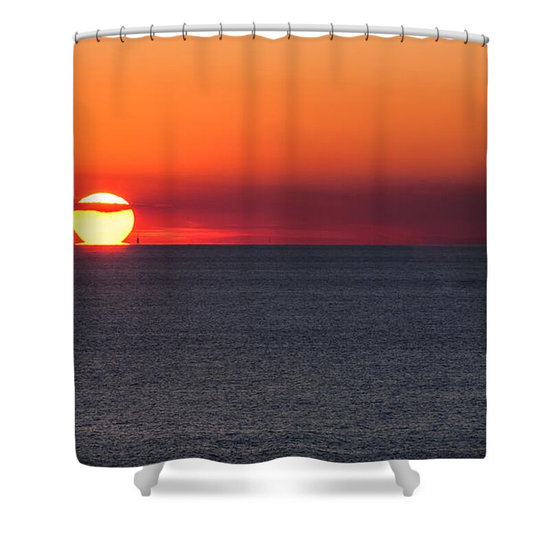 Sunset Shower Curtain featuring the photograph Pour Some Sunset by Charles McCleanon