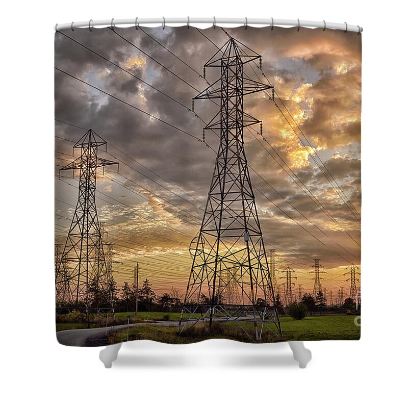 21st Century Shower Curtain featuring the photograph Power by Norman Gabitzsch