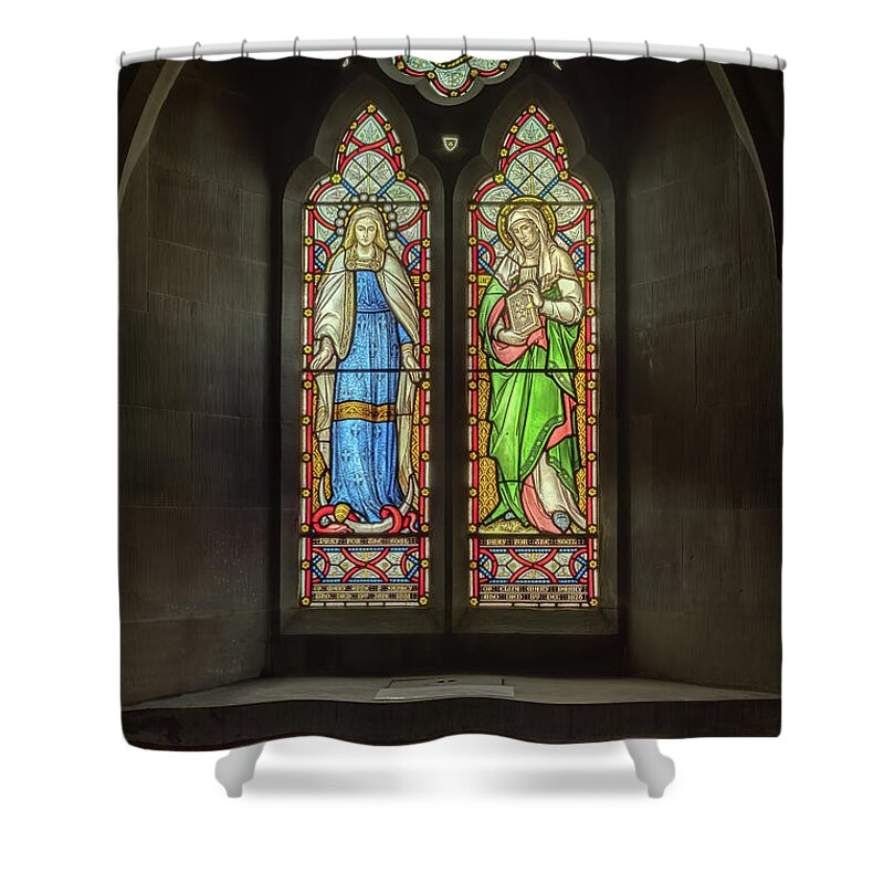 Catholic Shower Curtain featuring the photograph Pray For The Soul by Adrian Evans