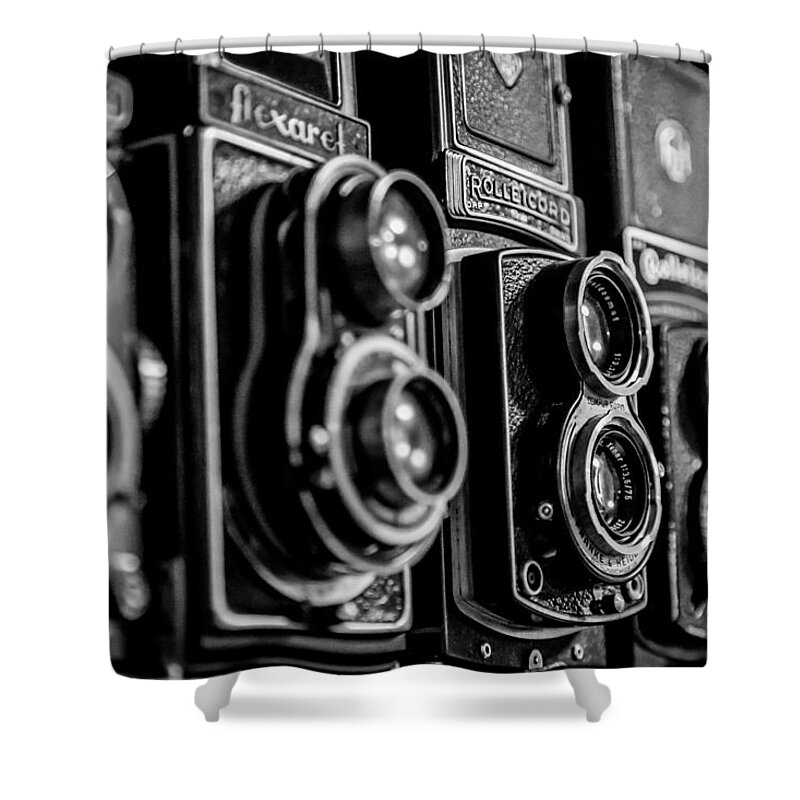 Camera Shower Curtain featuring the photograph Precision Equipment by Keith Hawley