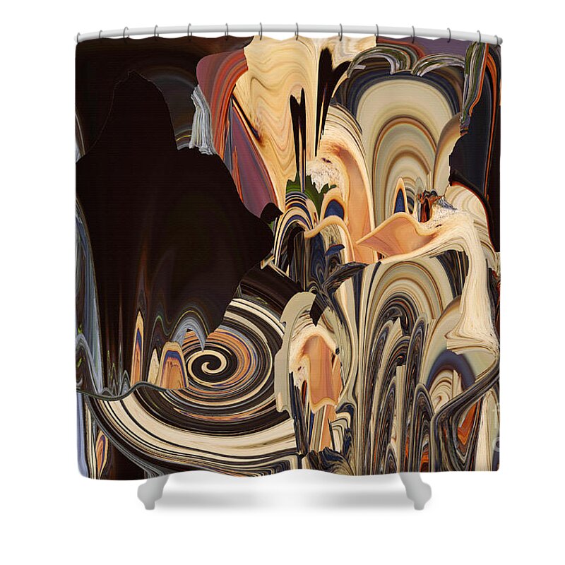 Surreal Shower Curtain featuring the photograph Pregnant Journey by Rick Rauzi