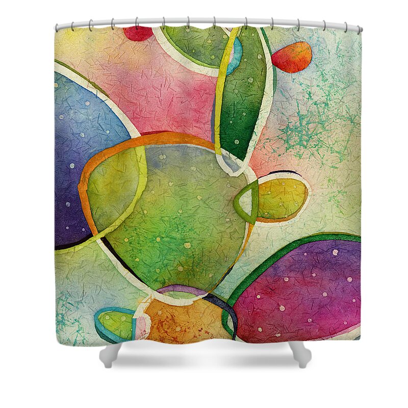 Cactus Shower Curtain featuring the painting Prickly Pizazz 2 by Hailey E Herrera