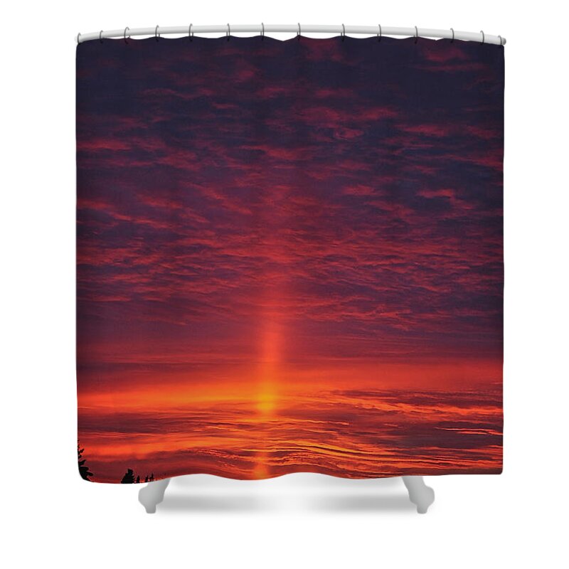 Pride Of The Prairie Sunset Shower Curtain featuring the photograph Pride of the Prairie Sunset by Tikvah's Hope