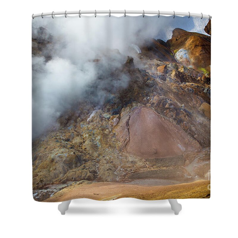 Europe Shower Curtain featuring the photograph Primordial Kerlingarfjoll by Inge Johnsson