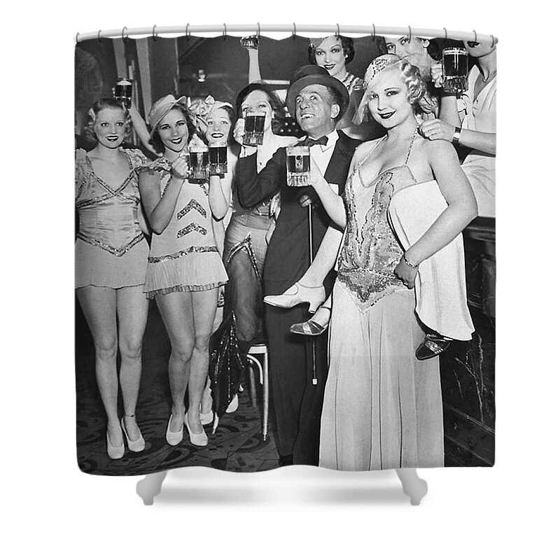 Prohibition Shower Curtain featuring the photograph Prohibitions Over by Jon Neidert