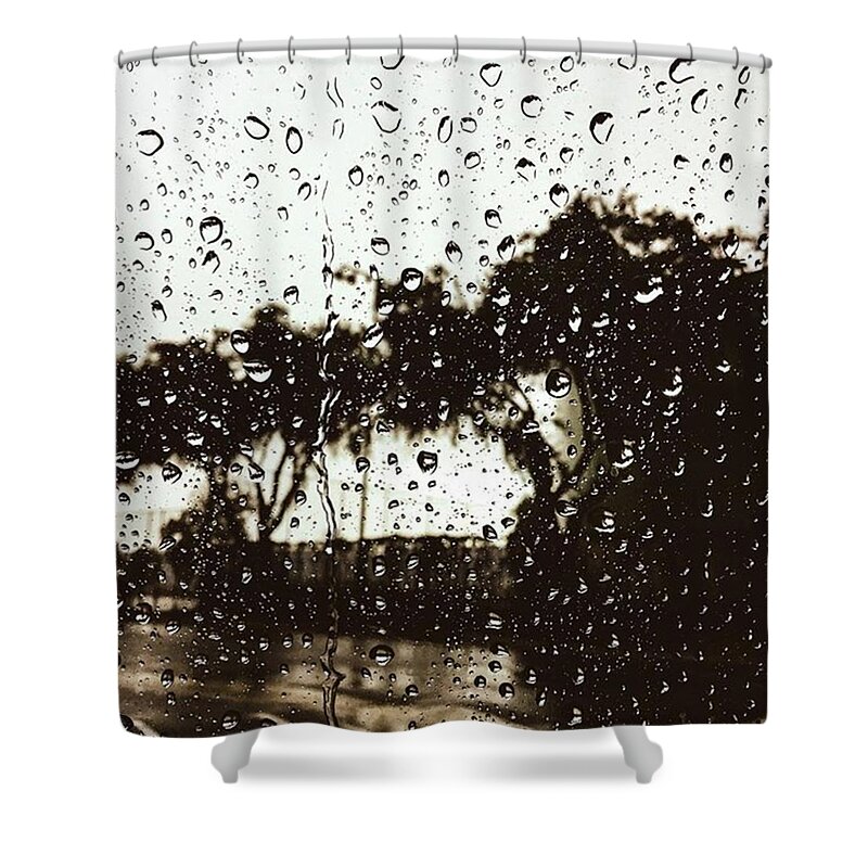 Raindrops Shower Curtains