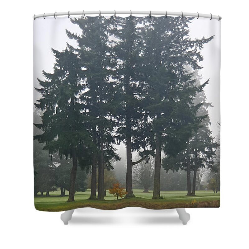 Trees Shower Curtain featuring the photograph Protectors by Albert Seger