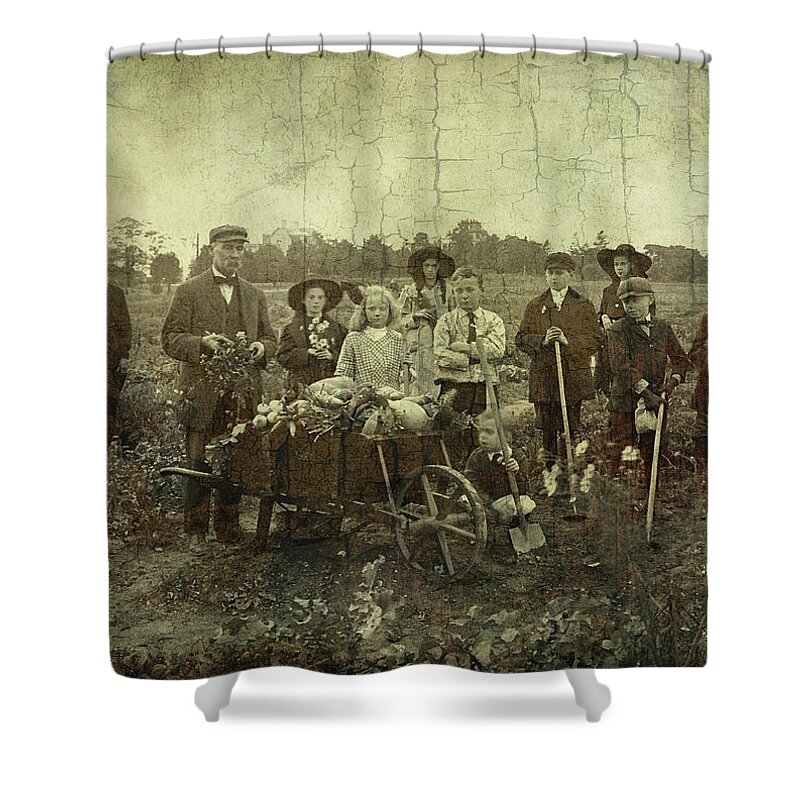 Boy Shower Curtain featuring the photograph Proud Harvest by Char Szabo-Perricelli