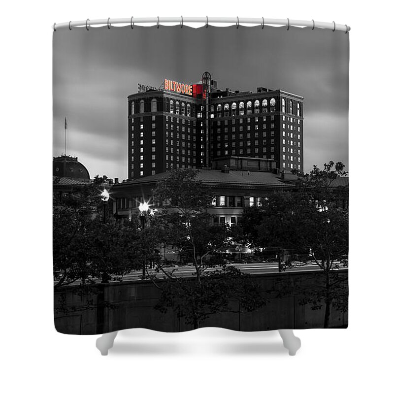 Andrew Pacheco Shower Curtain featuring the photograph Providence Biltmore by Andrew Pacheco