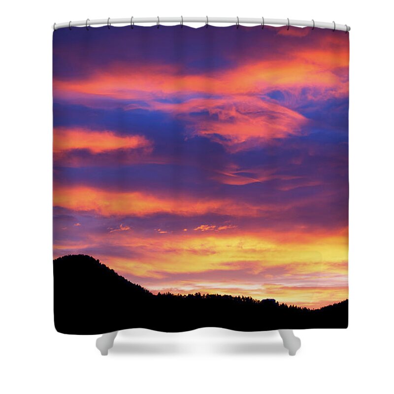 Colorado Shower Curtain featuring the photograph Psychedelic Dreams by Kristin Davidson