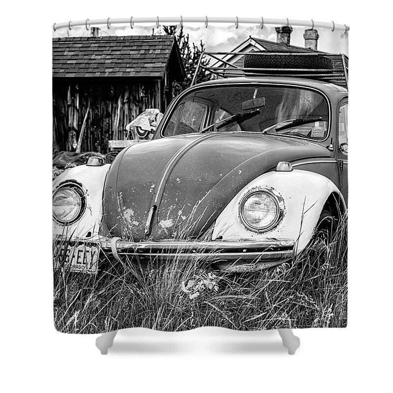 Bug Shower Curtain featuring the photograph Punch Bug by Bitter Buffalo Photography