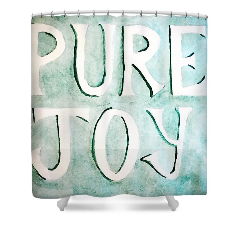 Typography Shower Curtains