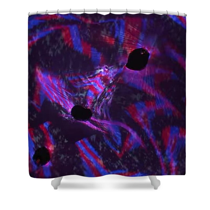 Swirl Shower Curtain featuring the photograph Purple Swirl by Archangelus Gallery