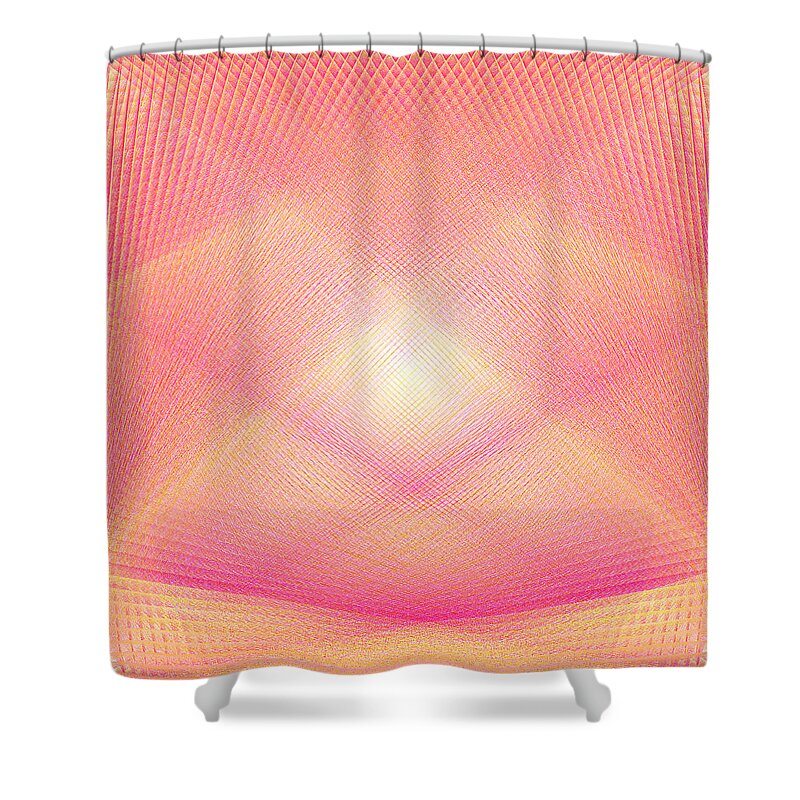 Electronic Shower Curtain featuring the photograph Pyrotechnic Cathedral by Joel Kahn