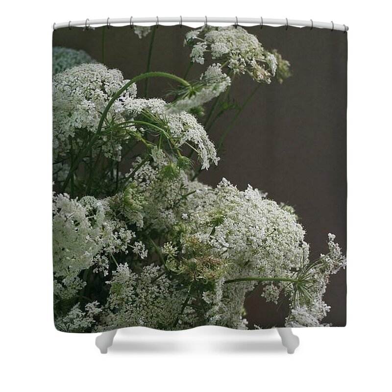 Flower Shower Curtain featuring the photograph Queen's Bouquet by Patricia Overmoyer