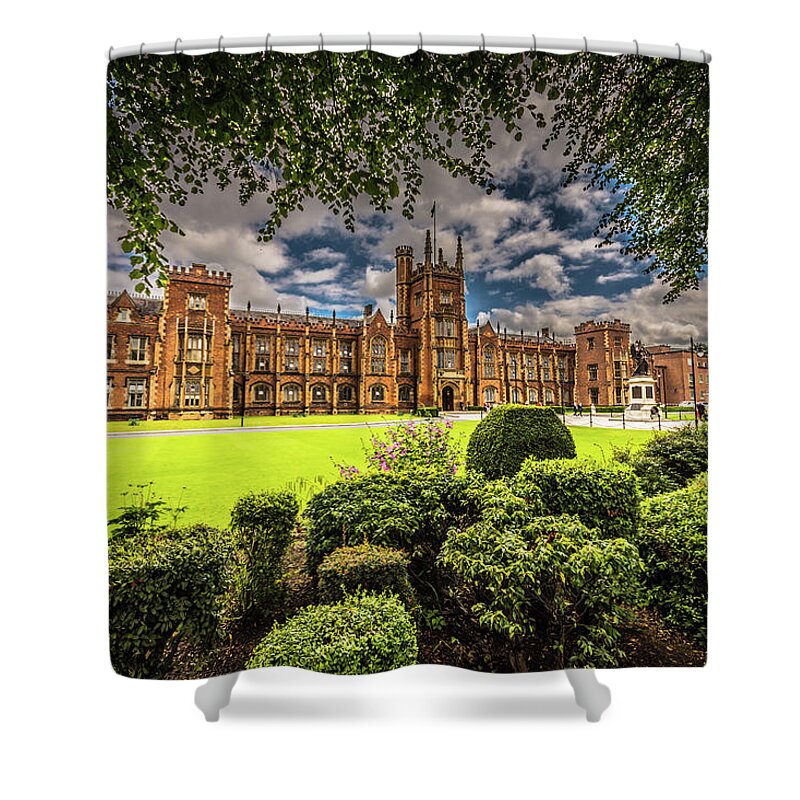 Dublin Shower Curtain featuring the photograph Queens University by Bill Howard
