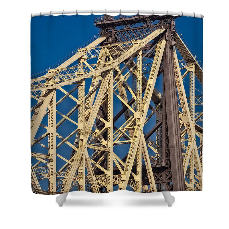 Queensboro Bridge Shower Curtain featuring the photograph Queensboro Ed Koch Bridge by Susan Candelario