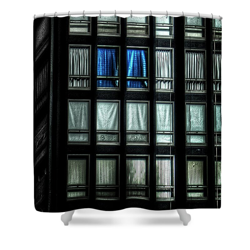 Illinois Shower Curtain featuring the photograph Quick Call the Condo Association by Roger Passman