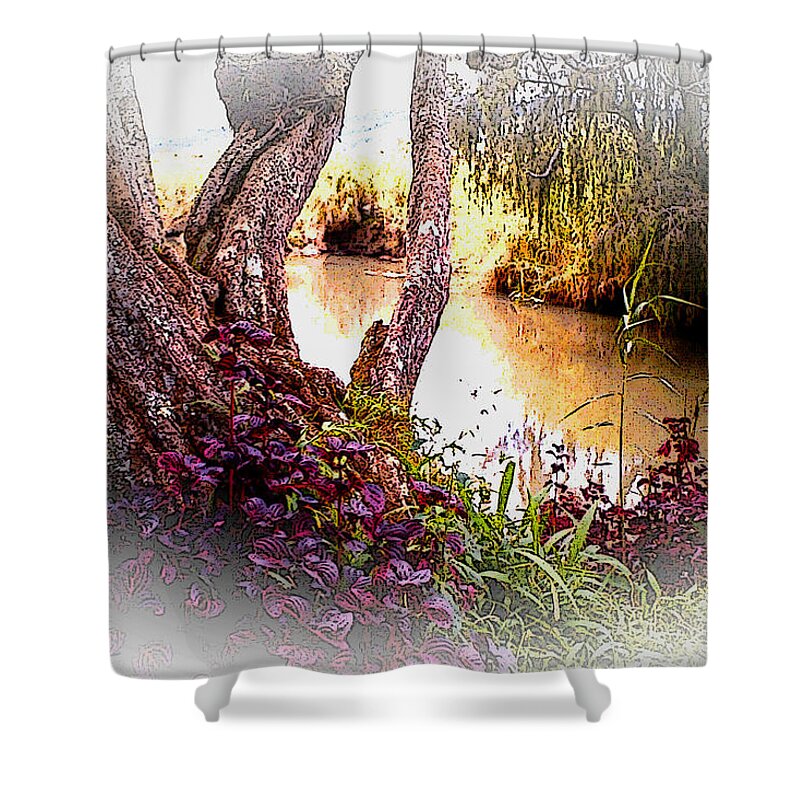 Stream Shower Curtain featuring the photograph Quiet Stream by Pat Wagner
