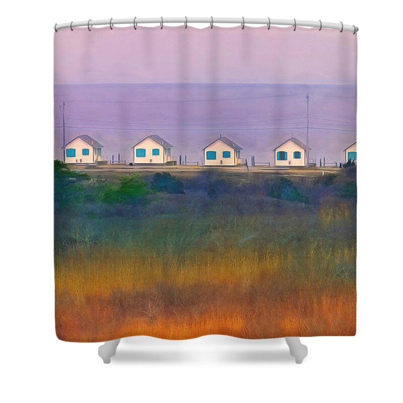 2017; Kate Hannon; Massachusetts; North Truro; Cape Cod; Cape Cod National Seashore; Provincetown; Days Cottages; Cottages; Rainbow; Lgbtq Shower Curtain featuring the photograph Rainbow Days by Kate Hannon