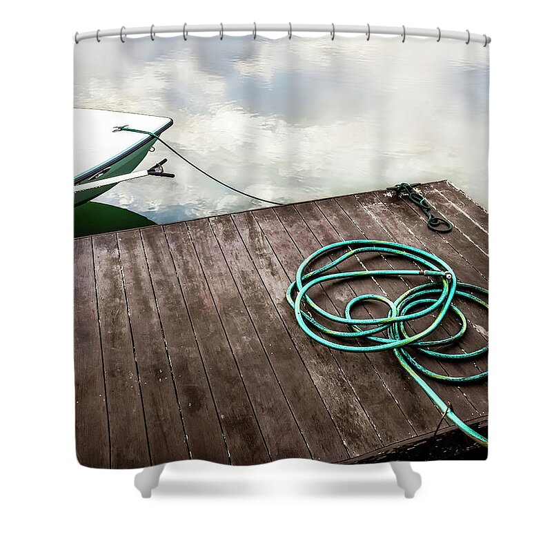 Beautiful Shower Curtain featuring the photograph Ramble On - Boat Art by Jo Ann Tomaselli