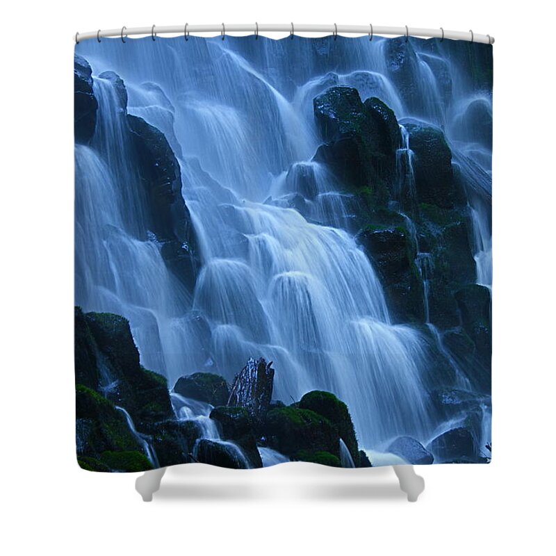Ramona Falls Shower Curtain featuring the photograph Ramona Falls in Close by Todd Kreuter