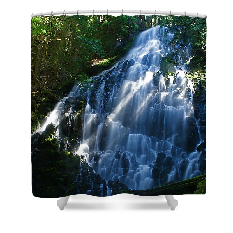 Ramona Falls Shower Curtain featuring the photograph Ramona Falls by Todd Kreuter