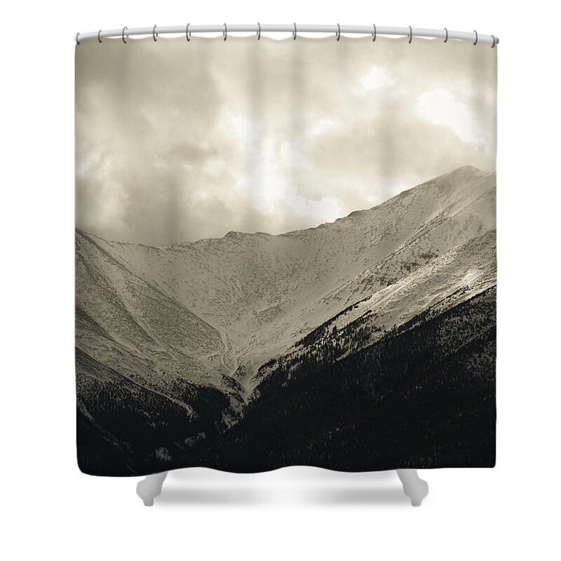 Landscape Shower Curtain featuring the photograph Reach for the Sky by David Diaz