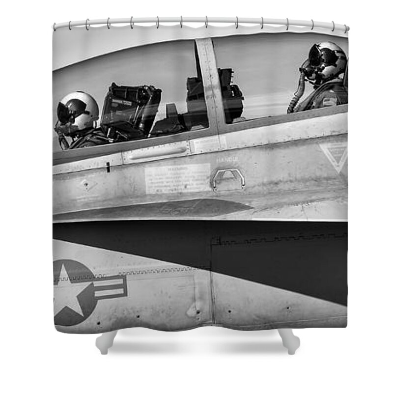 Boeing Shower Curtain featuring the photograph Ready And Willing by Jay Beckman